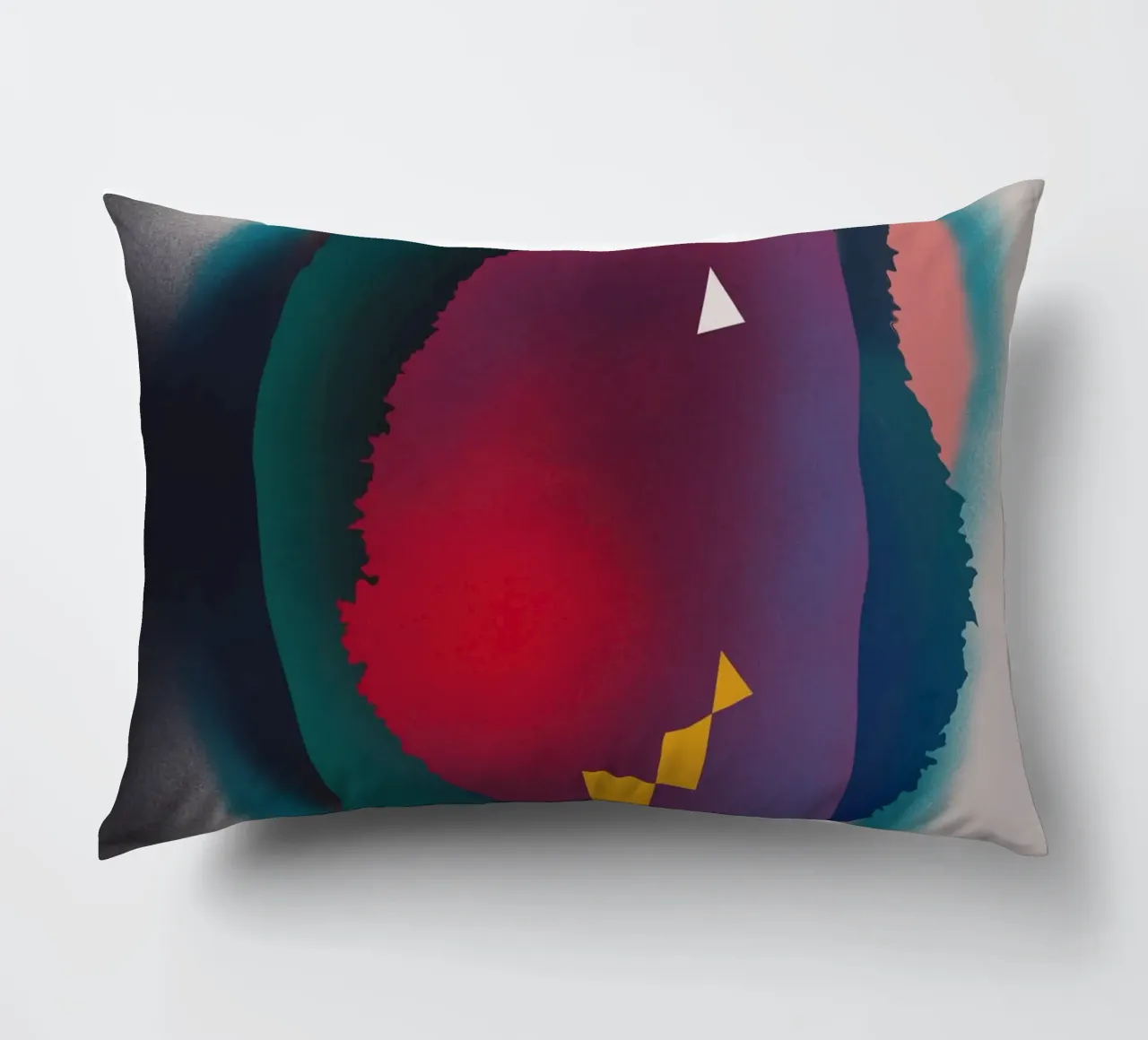Cosmic composition 03 decorative cushion by Little Dean