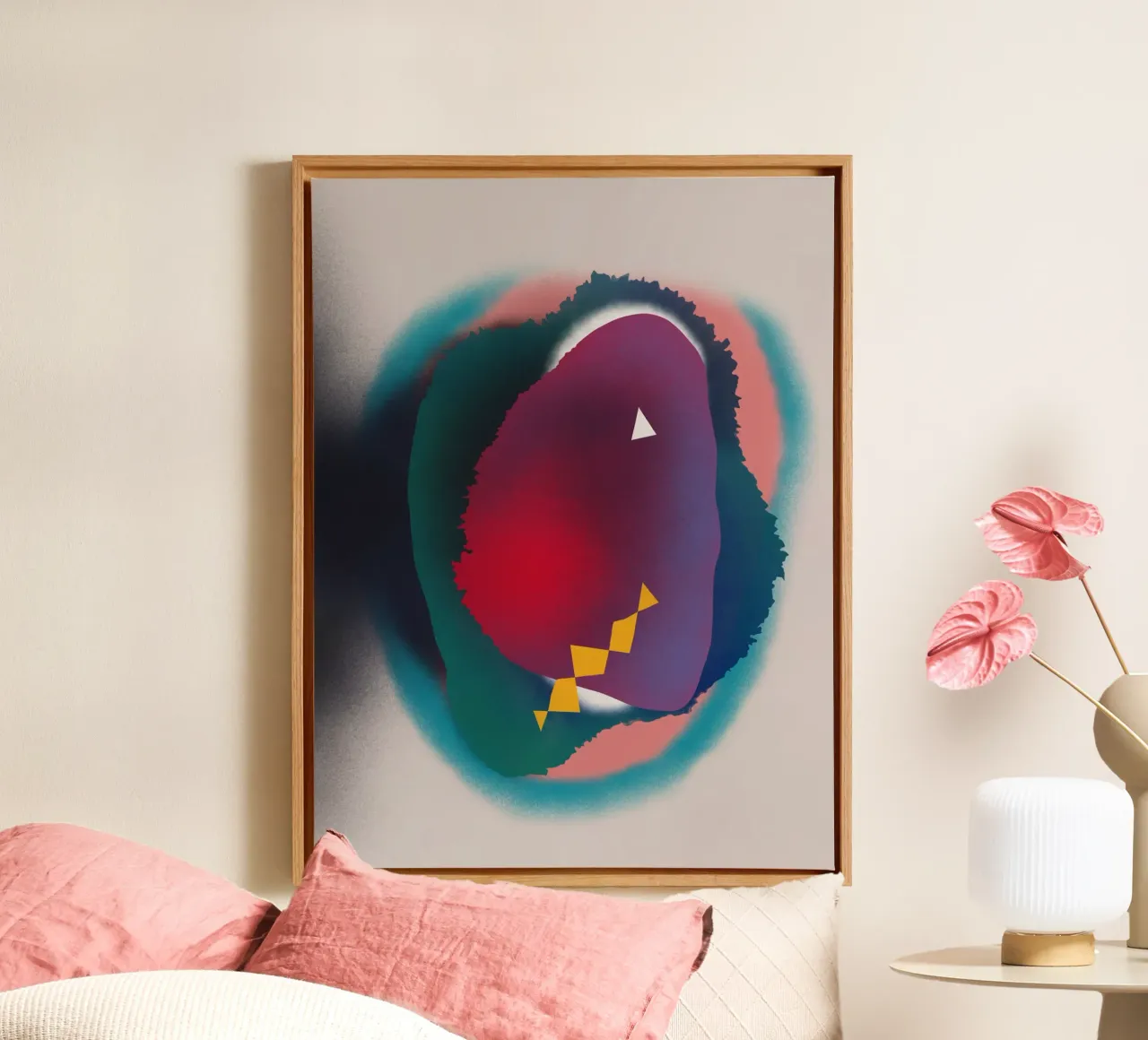 Cosmic composition 03 canvas by Little Dean