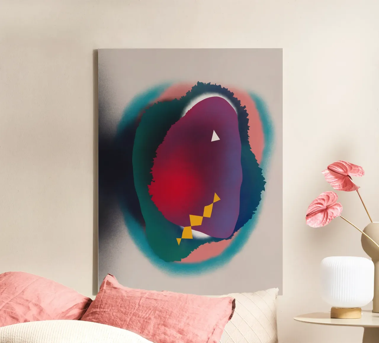 Cosmic composition 03 canvas by Little Dean