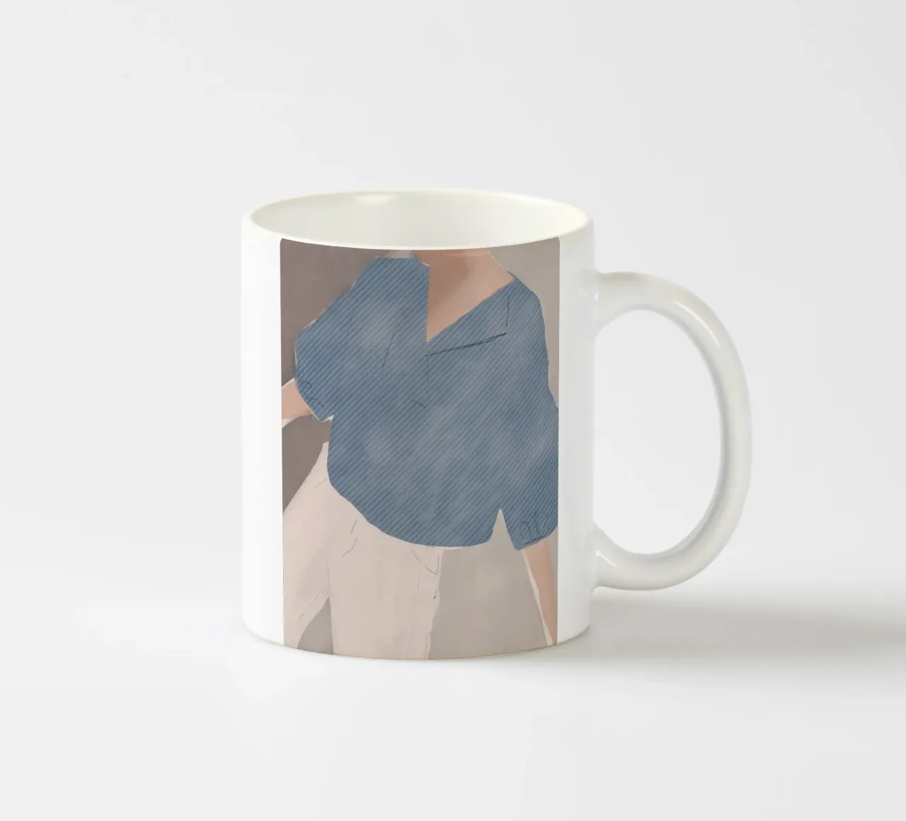 Moda figura 25 tazza in ceramica da Little Dean