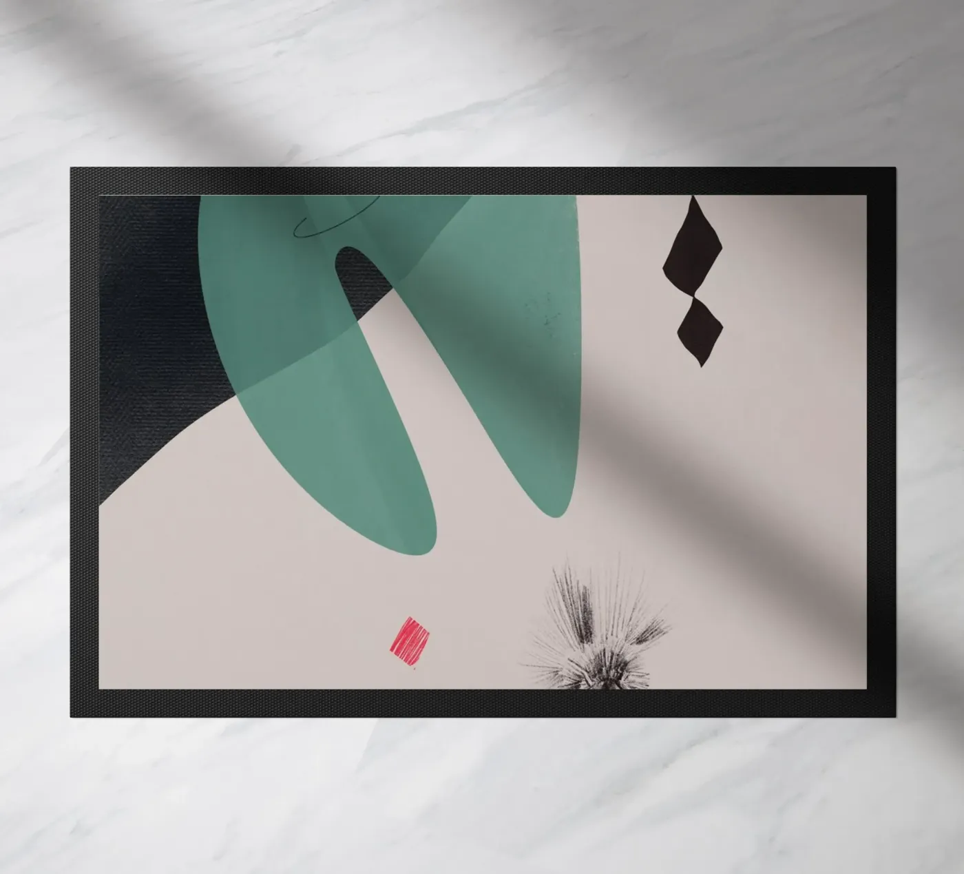 Zen composition 04 doormat by Little Dean