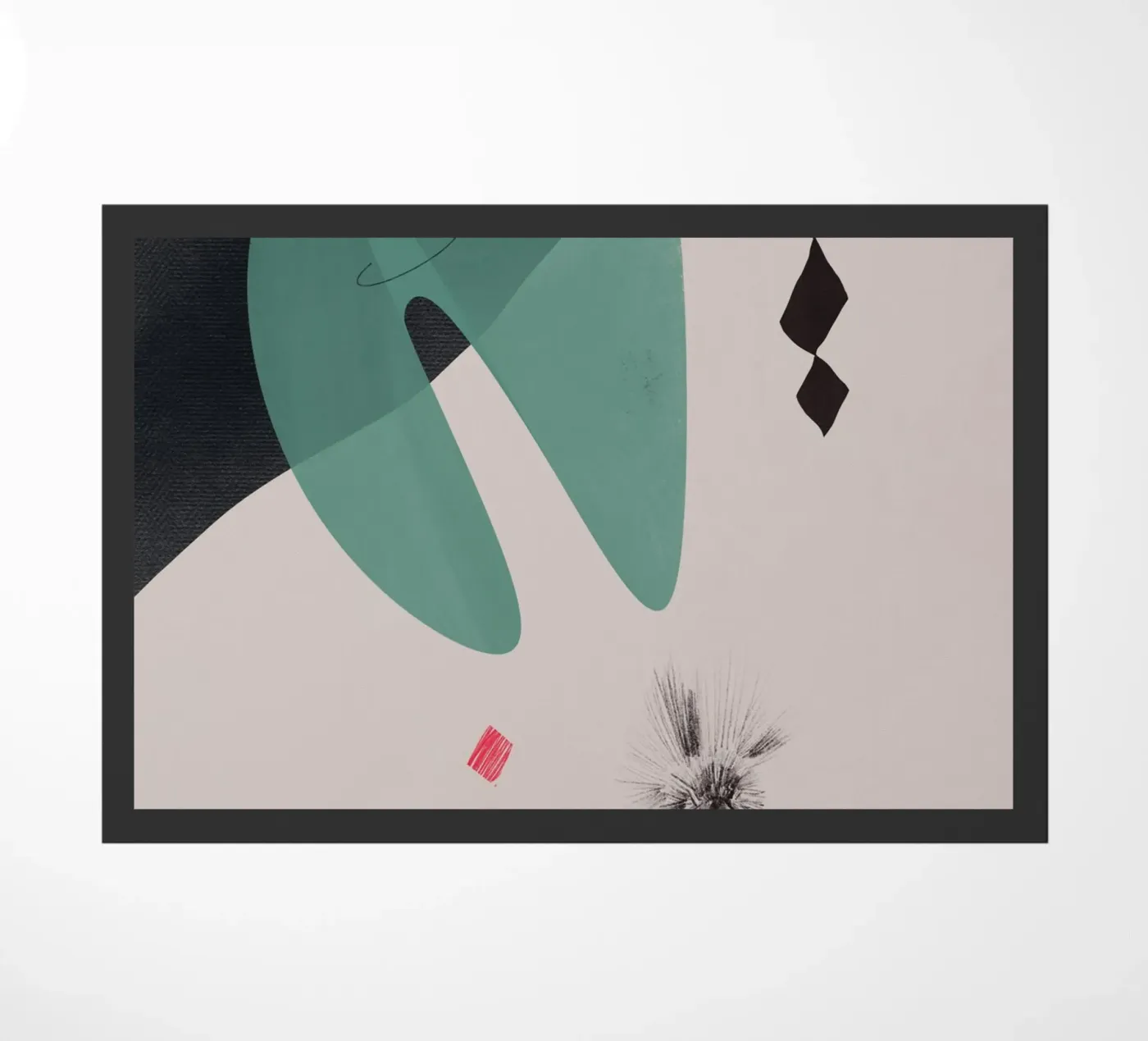 Zen composition 04 doormat by Little Dean