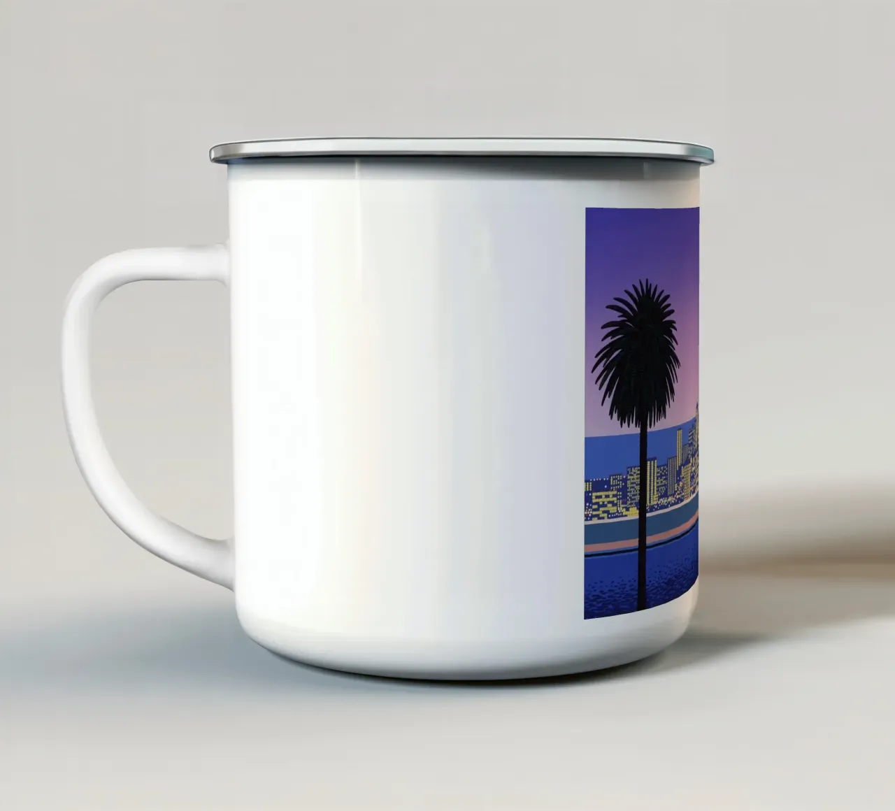 Piscina a cielo aperto Hiroshi Nagai tazza in smalto da THE CAROLINE