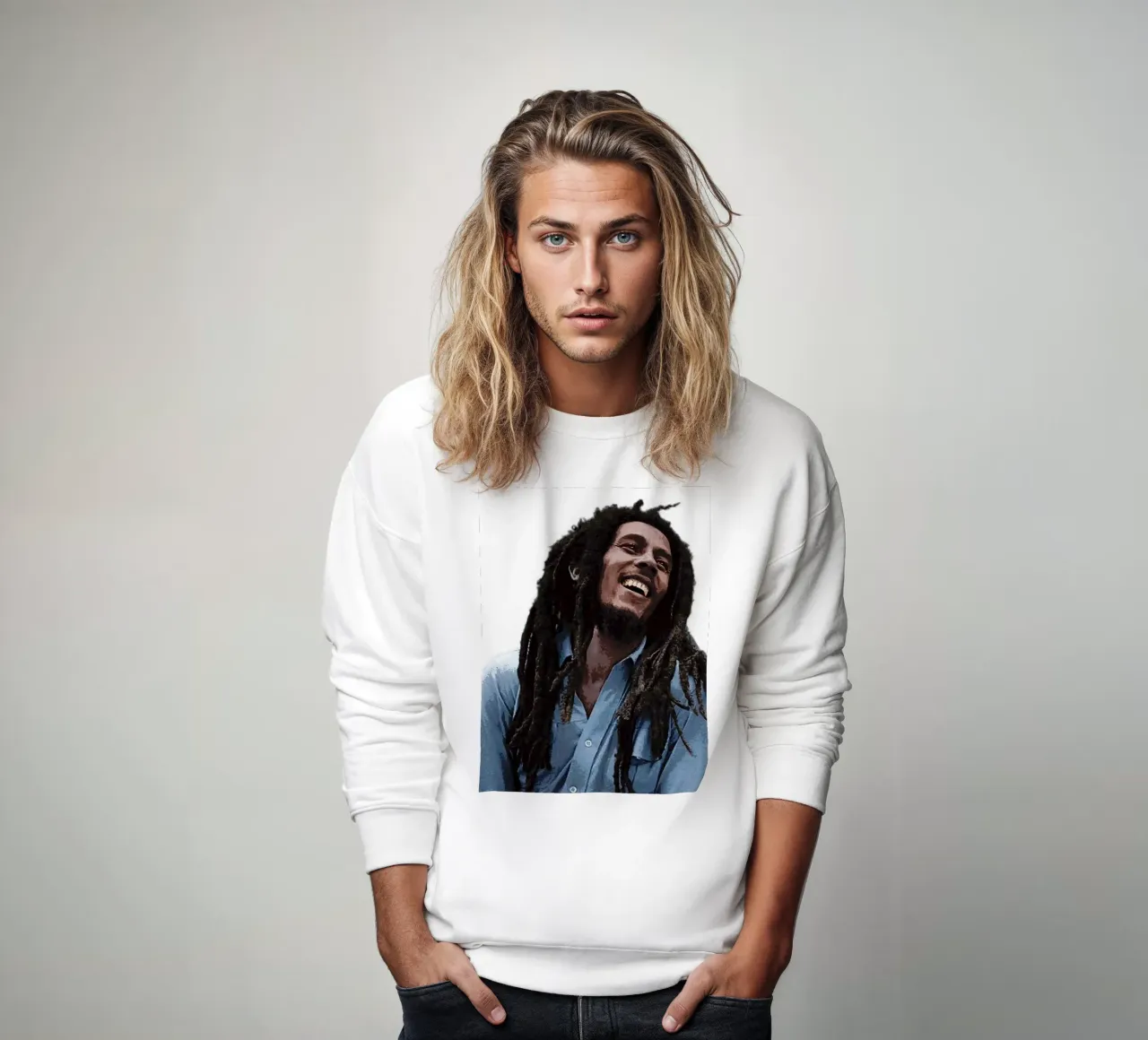 bob marley felpa da vanhesling