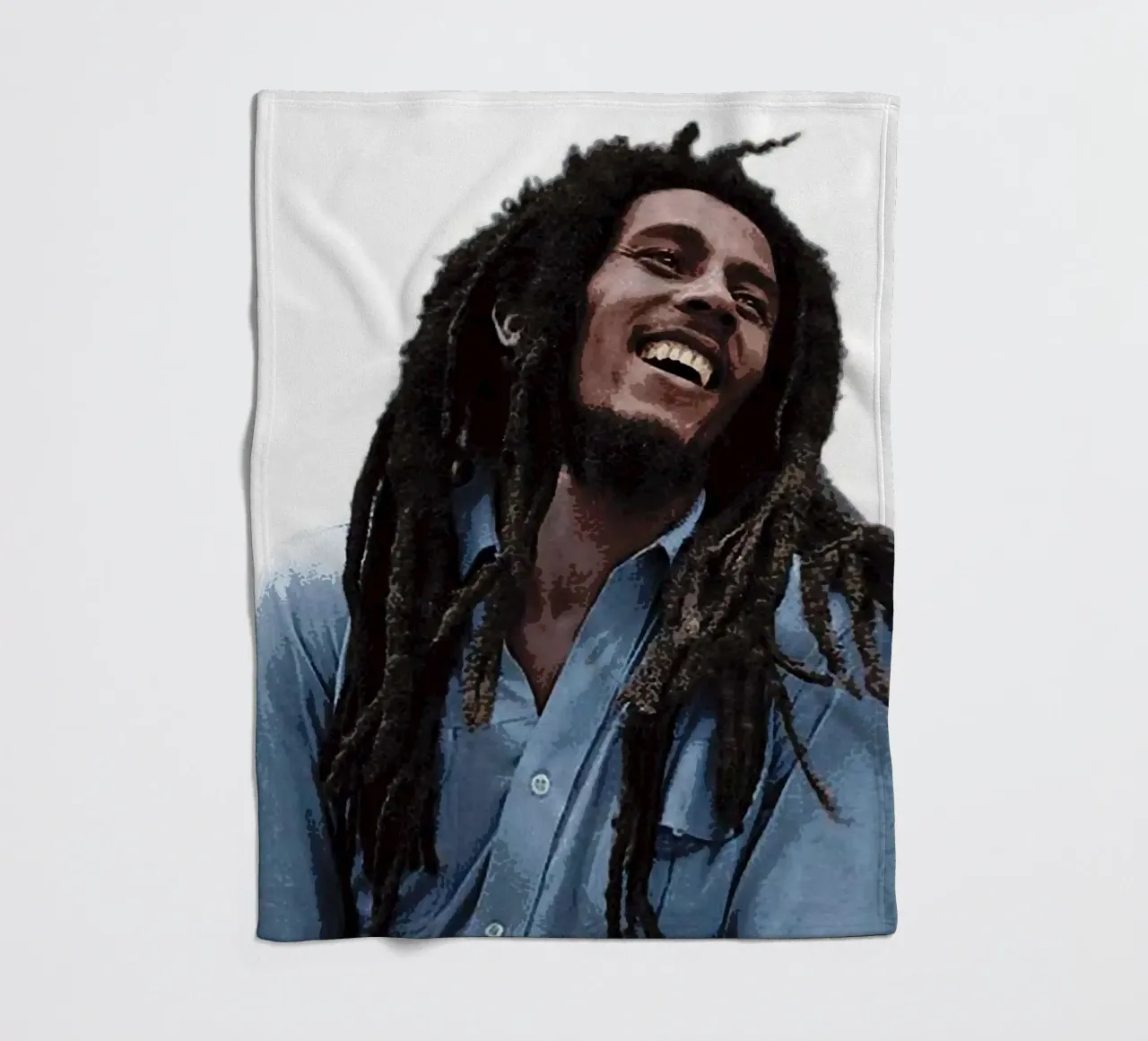 bob marley coperta in pile da vanhesling