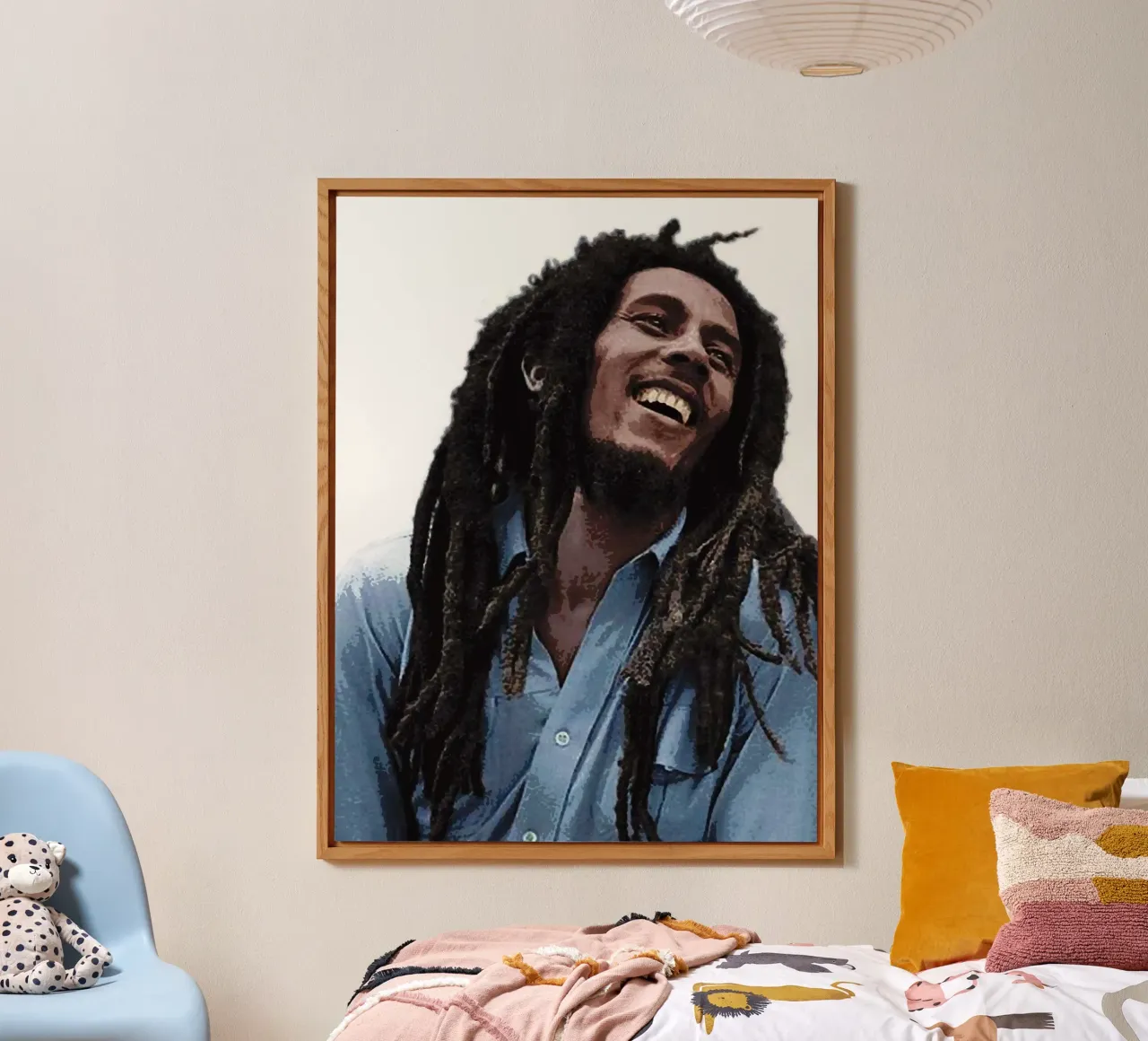 bob marley alluminio dibond da vanhesling