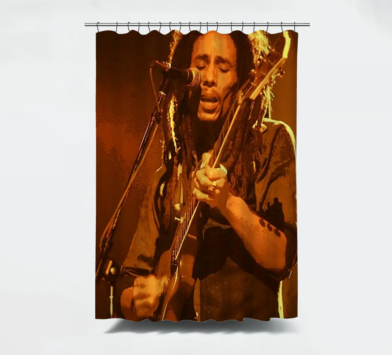Bob Marley Duschvorhang von vanhesling