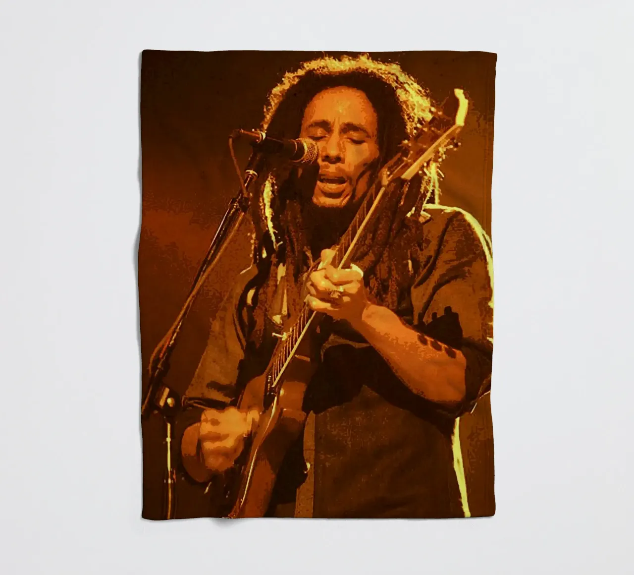 bob marley coperta in pile da vanhesling