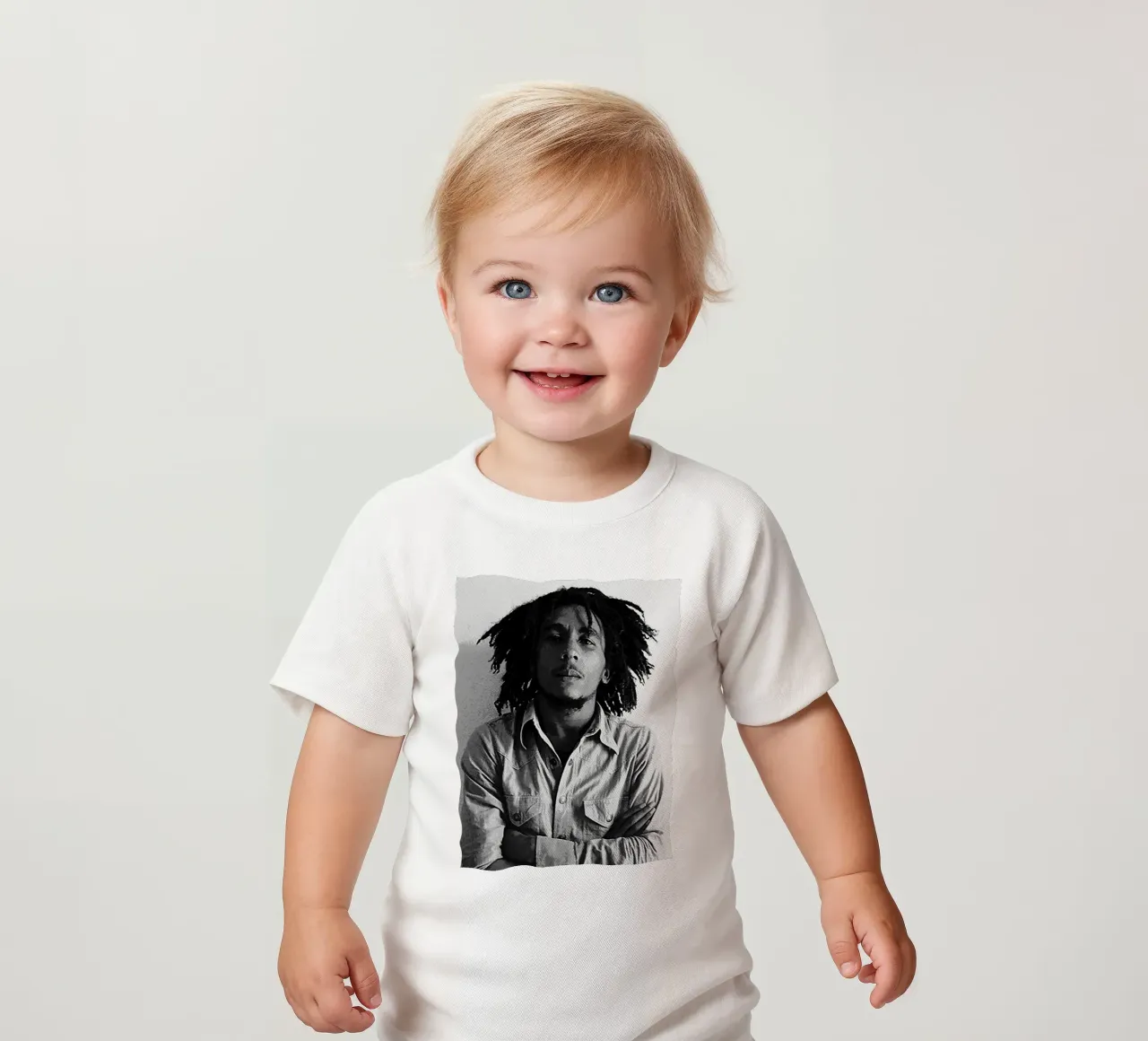 bob marley baby t-shirt by vanhesling