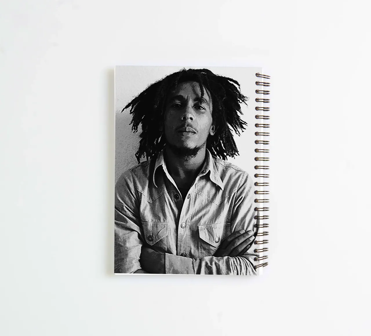 bob marley spiral notebook by vanhesling