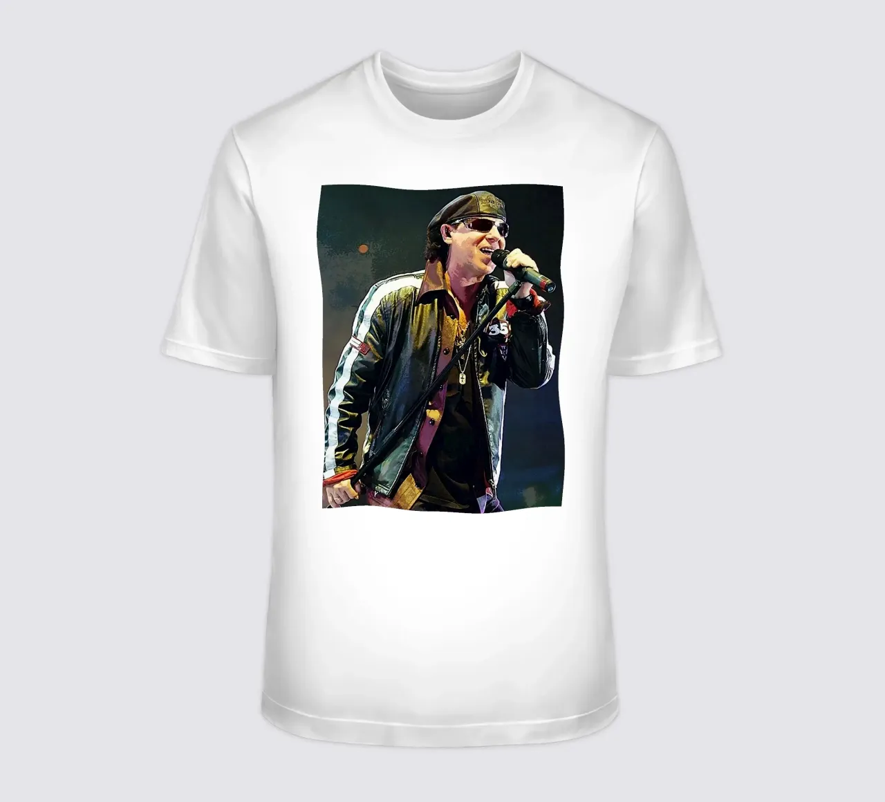 Scorpioni Klaus Meine t-shirt da vanhesling