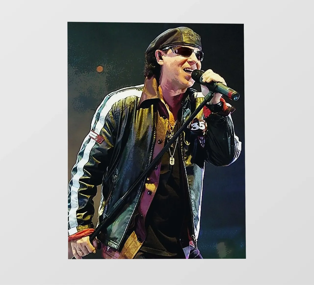 Scorpioni Klaus Meine telo in pvc da vanhesling