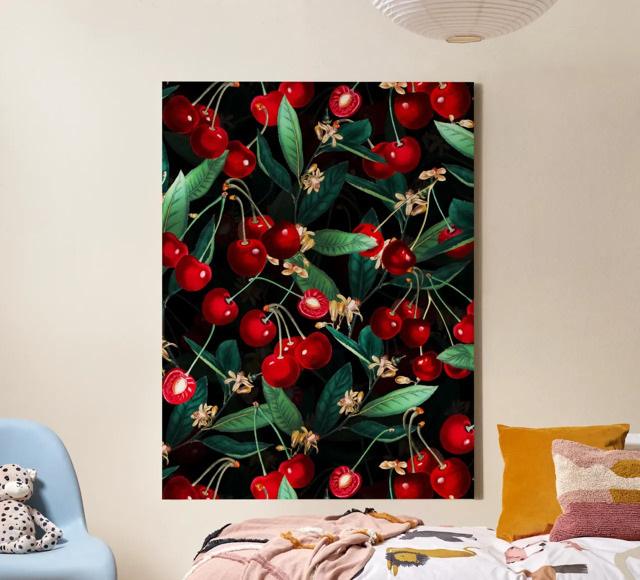 SWEET CHERRY III canvas by burcukorkmazyurek