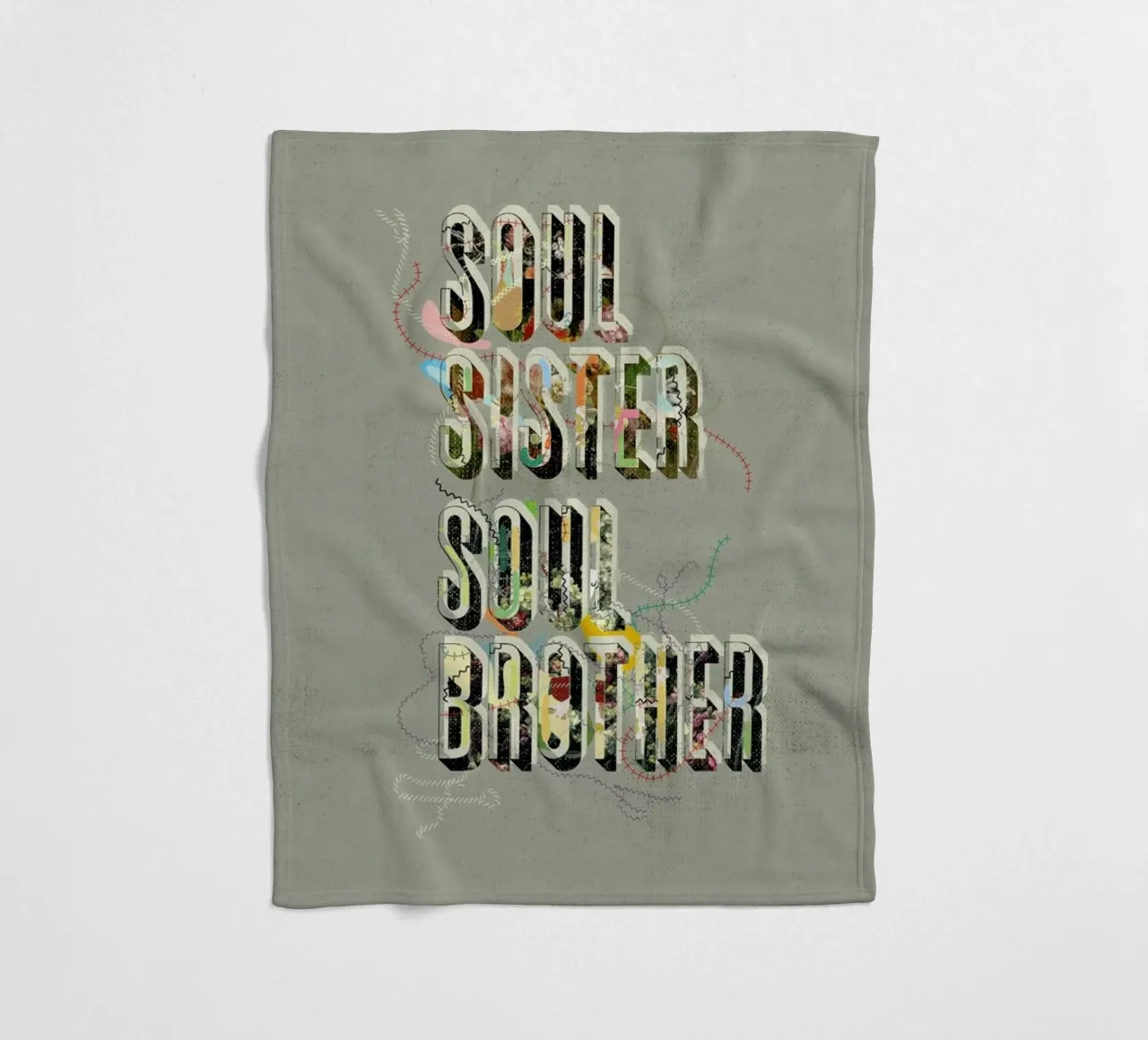 Gil Scott Portrait coperta in pile da Carlos Quitério
