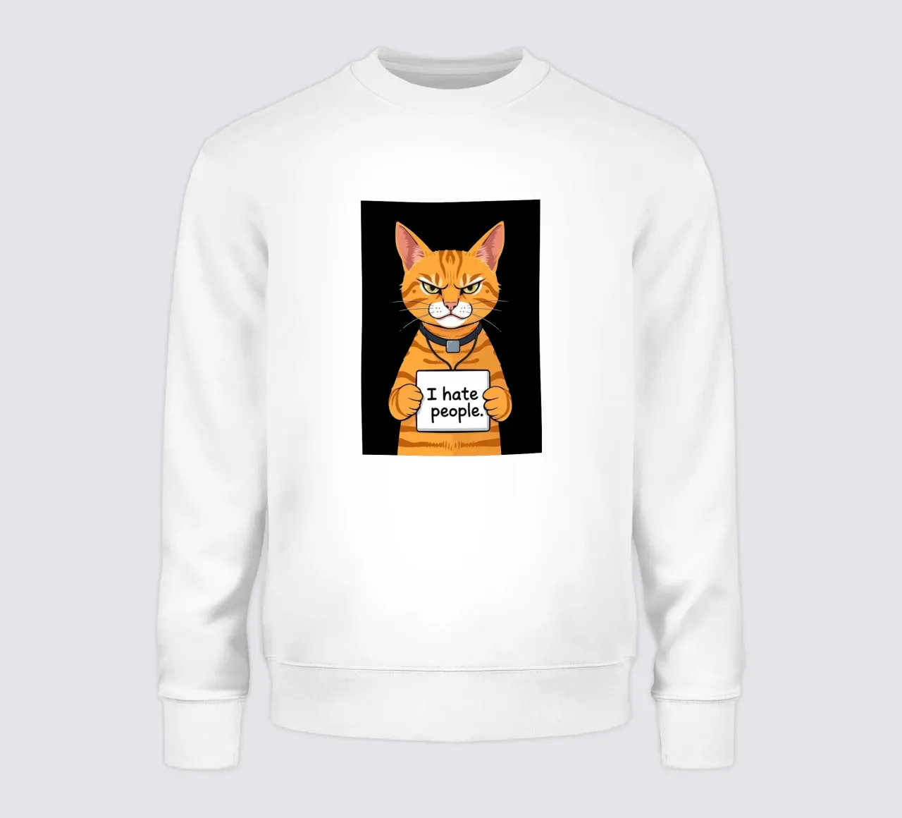 Grumpy Orange sweatshirt by Arjun
