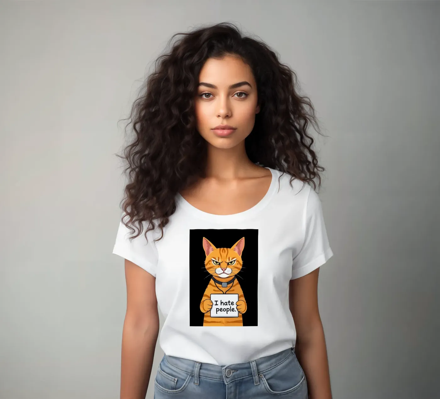 Arancia brontolona t-shirt da donna da Arjun