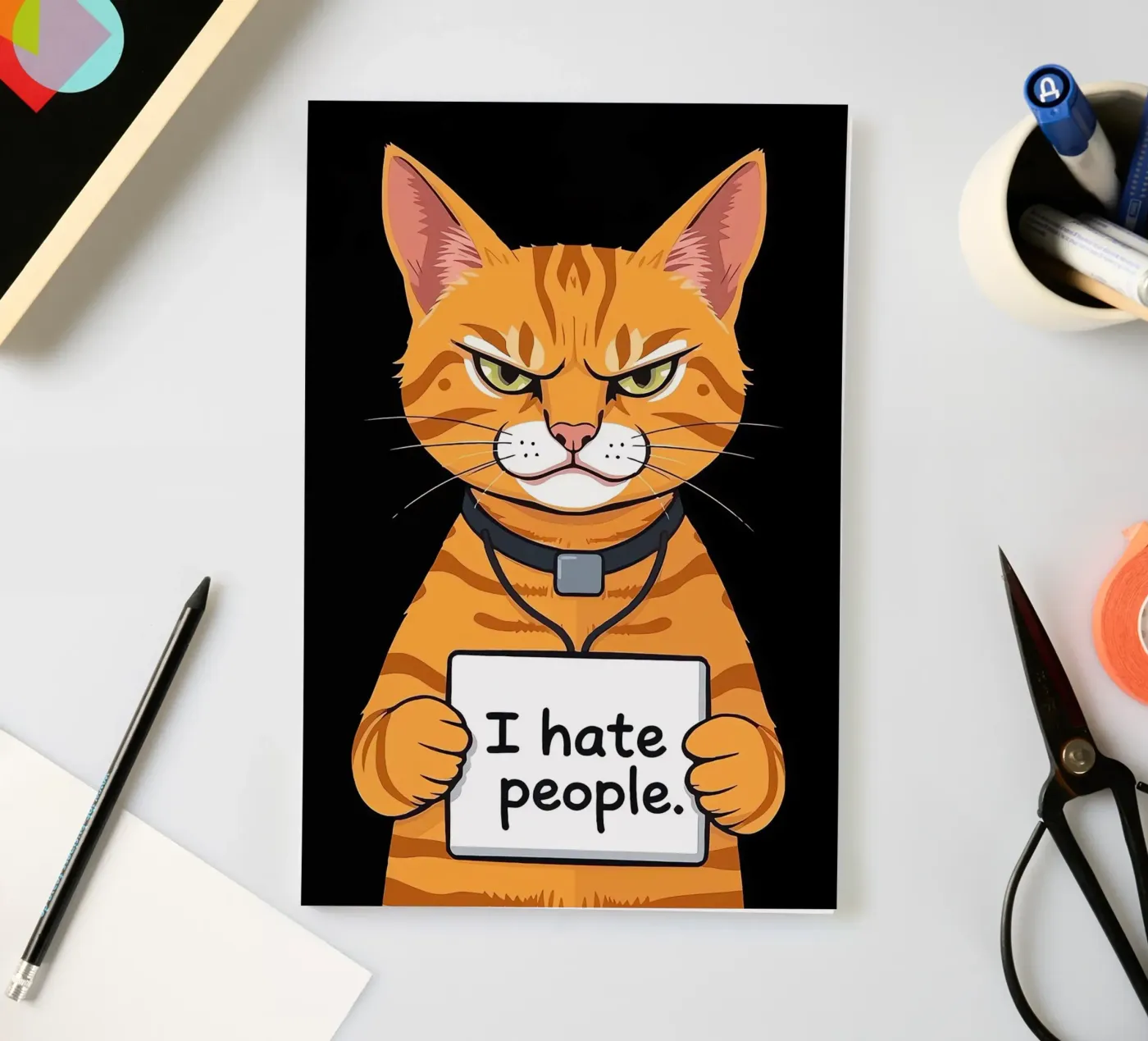 Knorrig Oranje notitieboek van Arjun