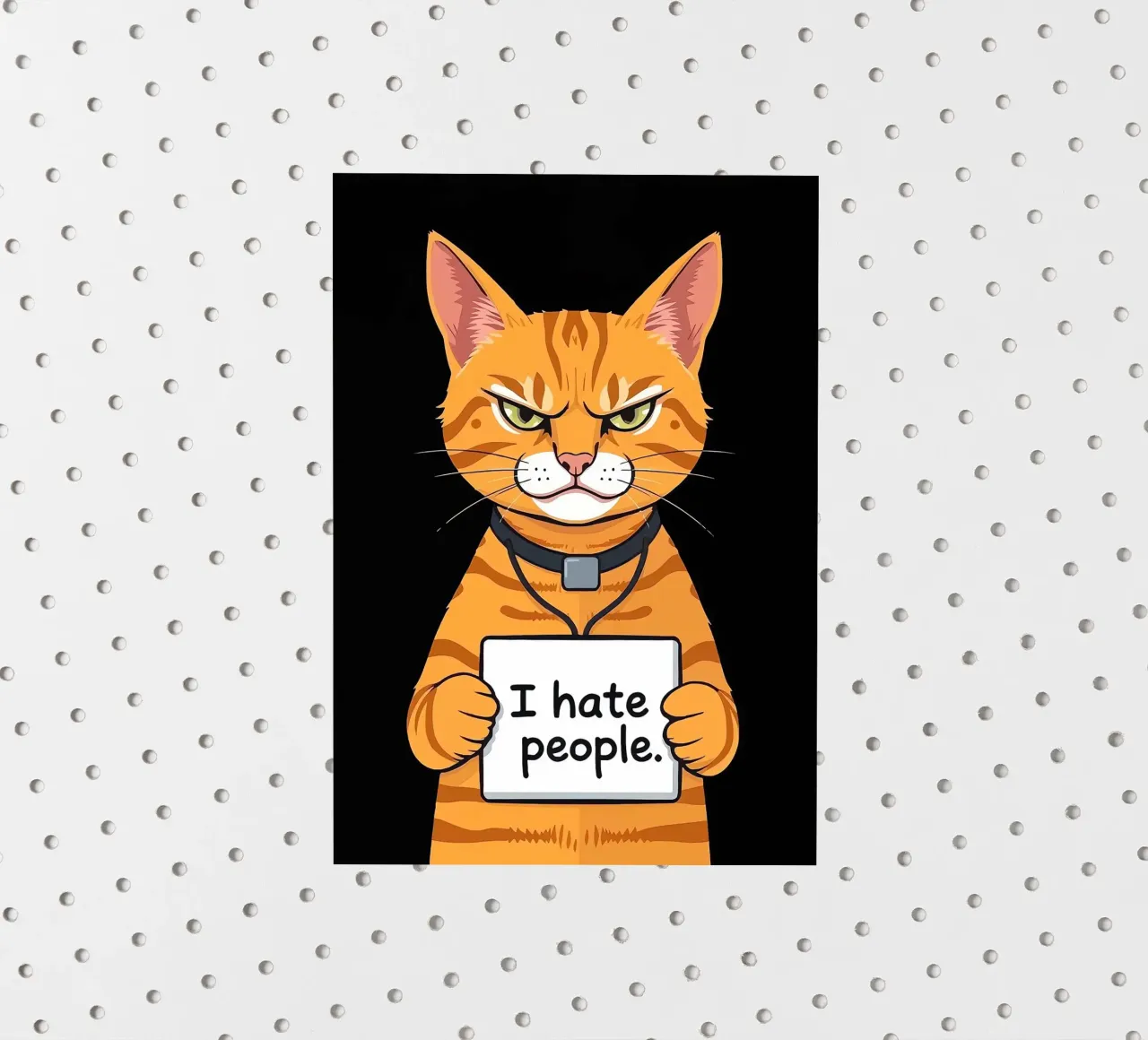 Grumpy Orange sticker by Arjun