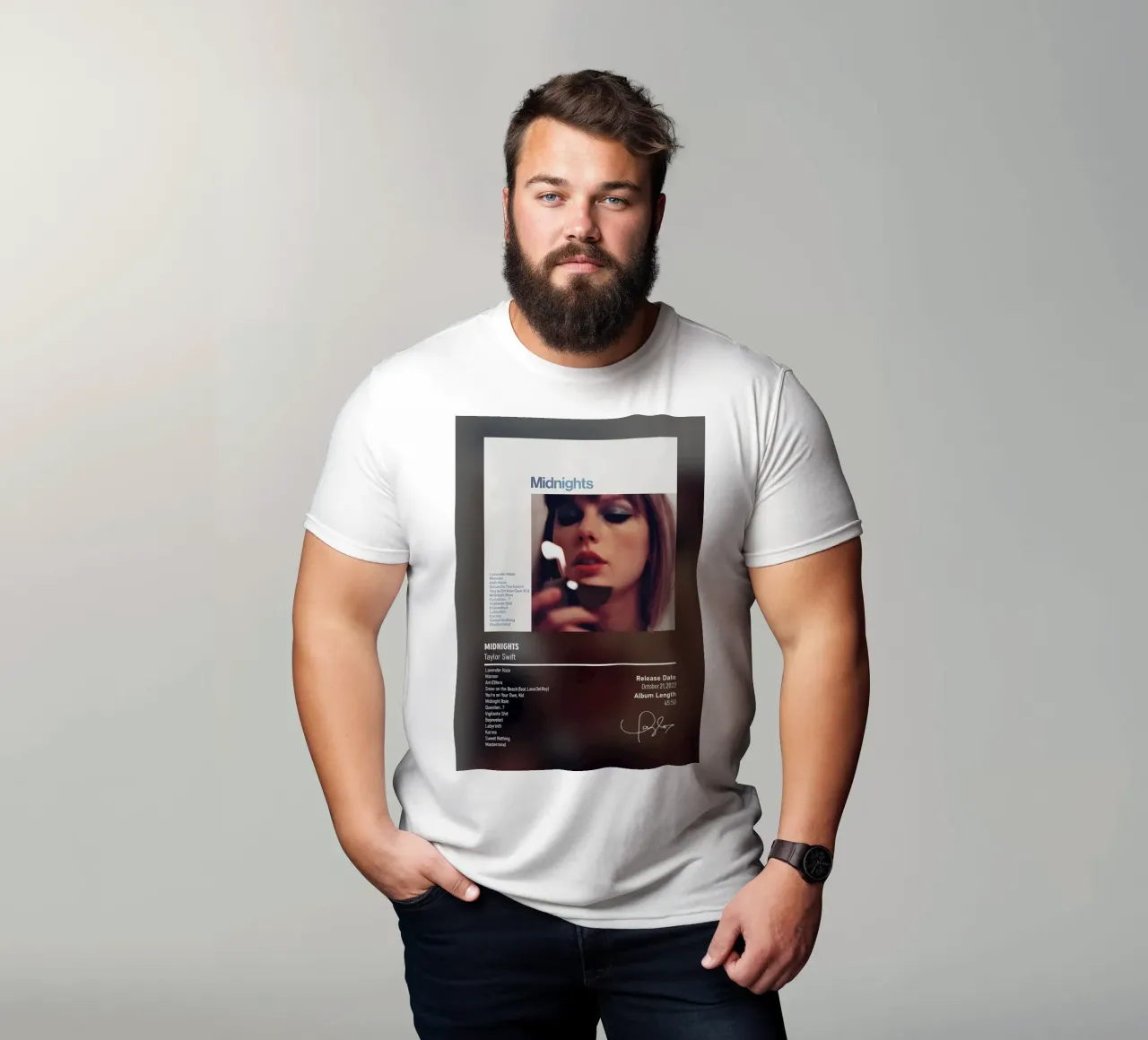 Midnights (2022) by Taylor Swift t-shirt da DGUnder