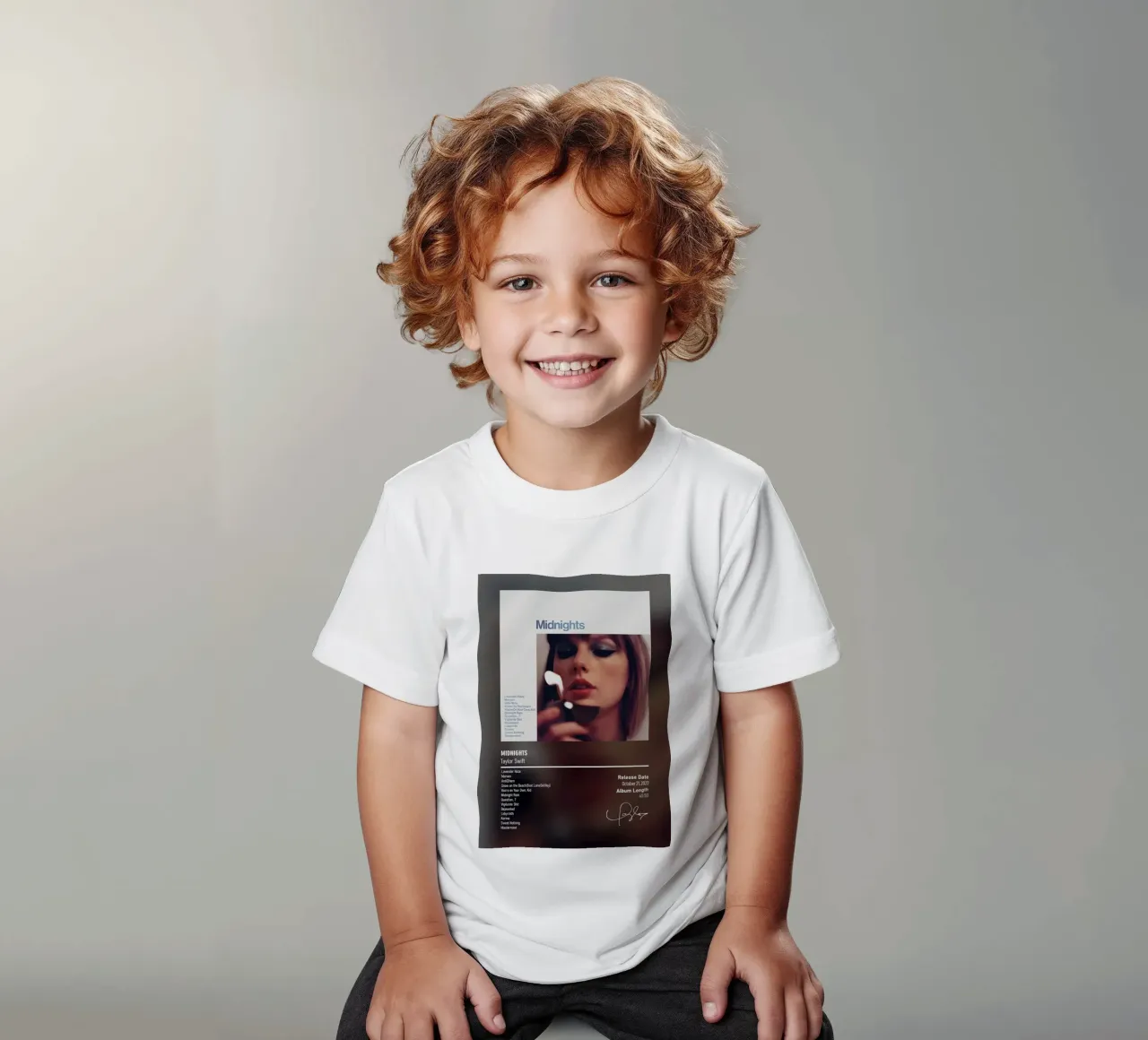 Midnights (2022) by Taylor Swift kids t-shirt by DGUnder