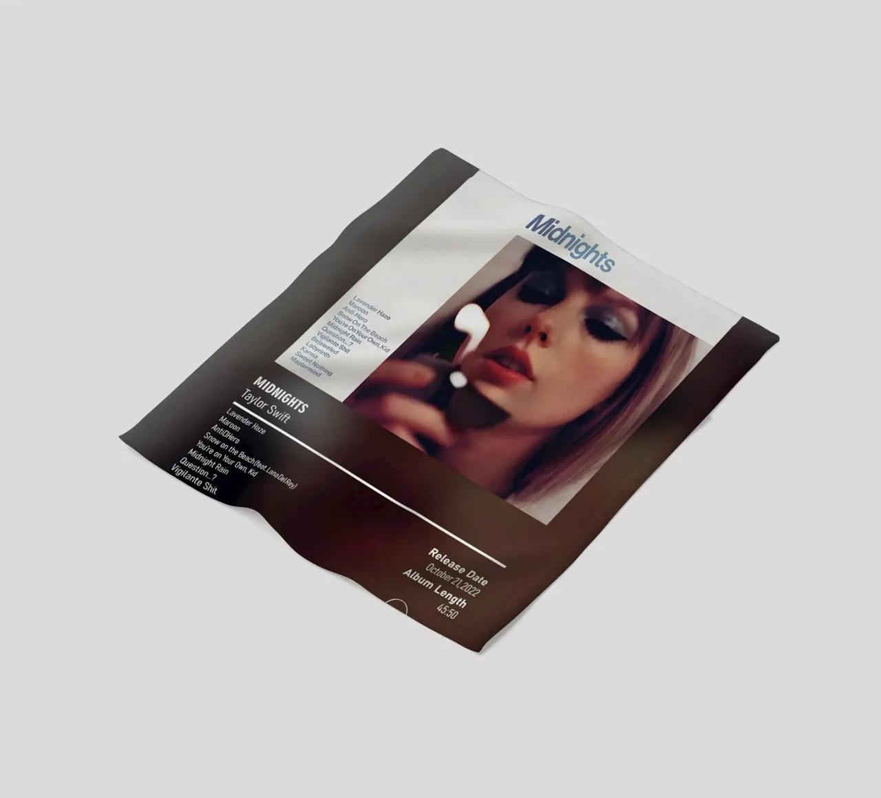 Midnights (2022) by Taylor Swift coperta in pile da DGUnder