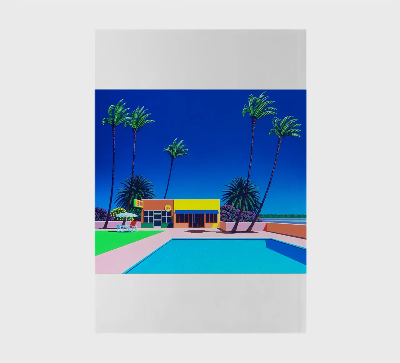 Hiroshi Nagai Office And Swimming pool notebook by THE CAROLINE