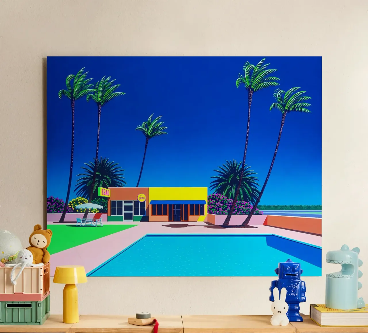 Ufficio e piscina Hiroshi Nagai alluminio dibond da THE CAROLINE