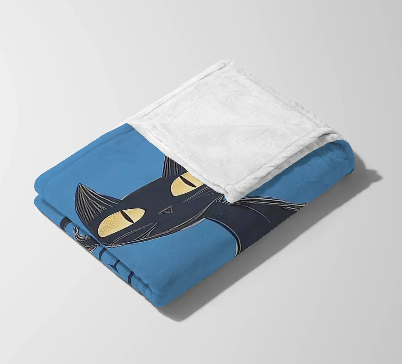 Mi piacciono i gatti neri e il caffè coperta in pile da Arjun