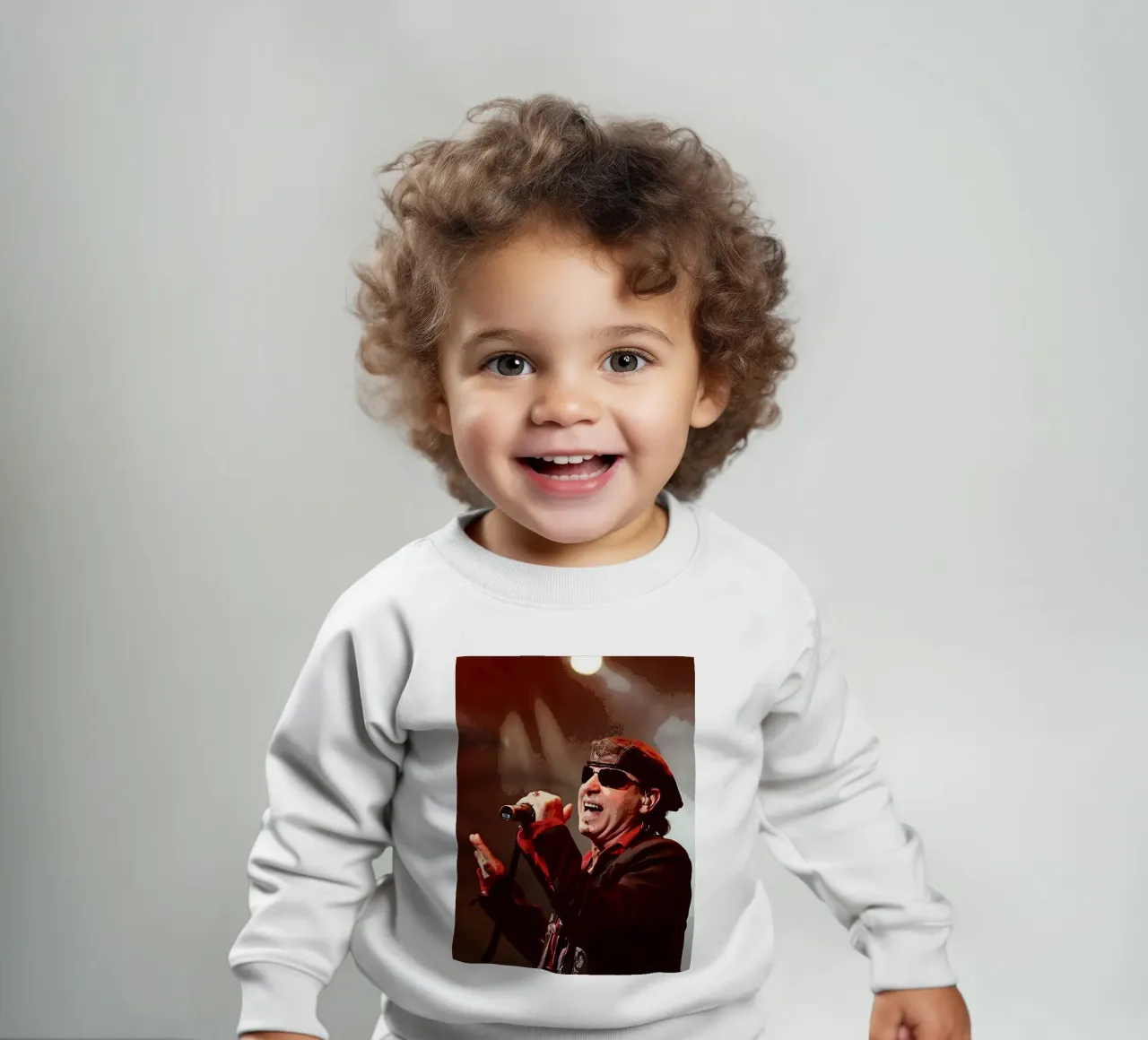 Klaus Meine scorpioni felpa neonato da vanhesling