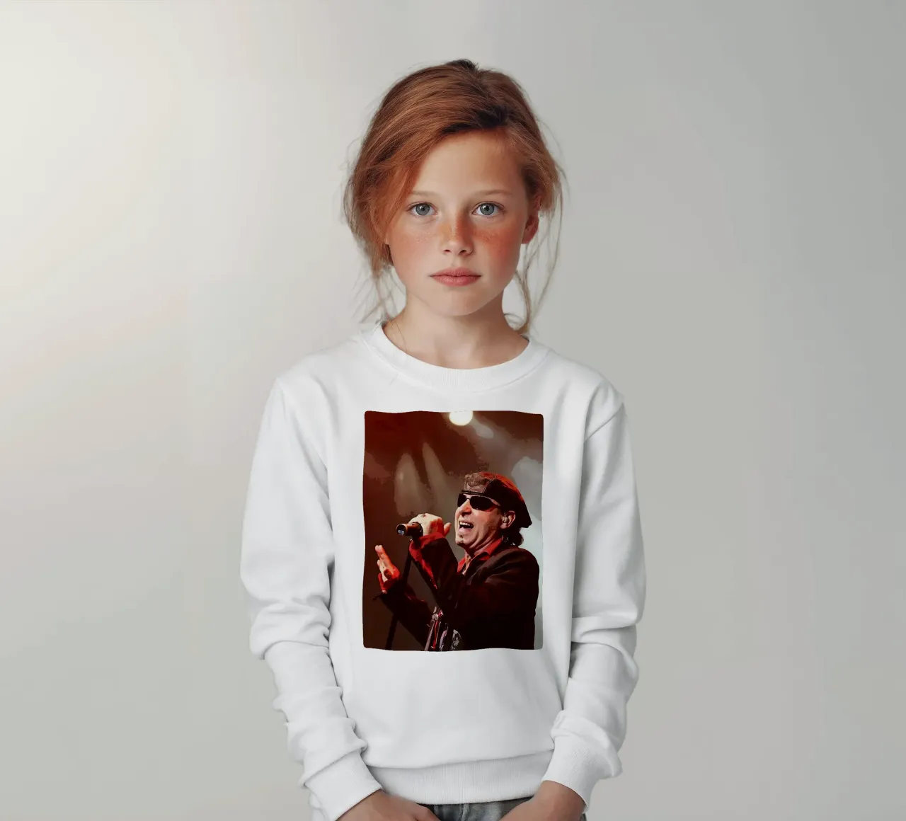 Klaus Meine scorpioni felpa bambino da vanhesling
