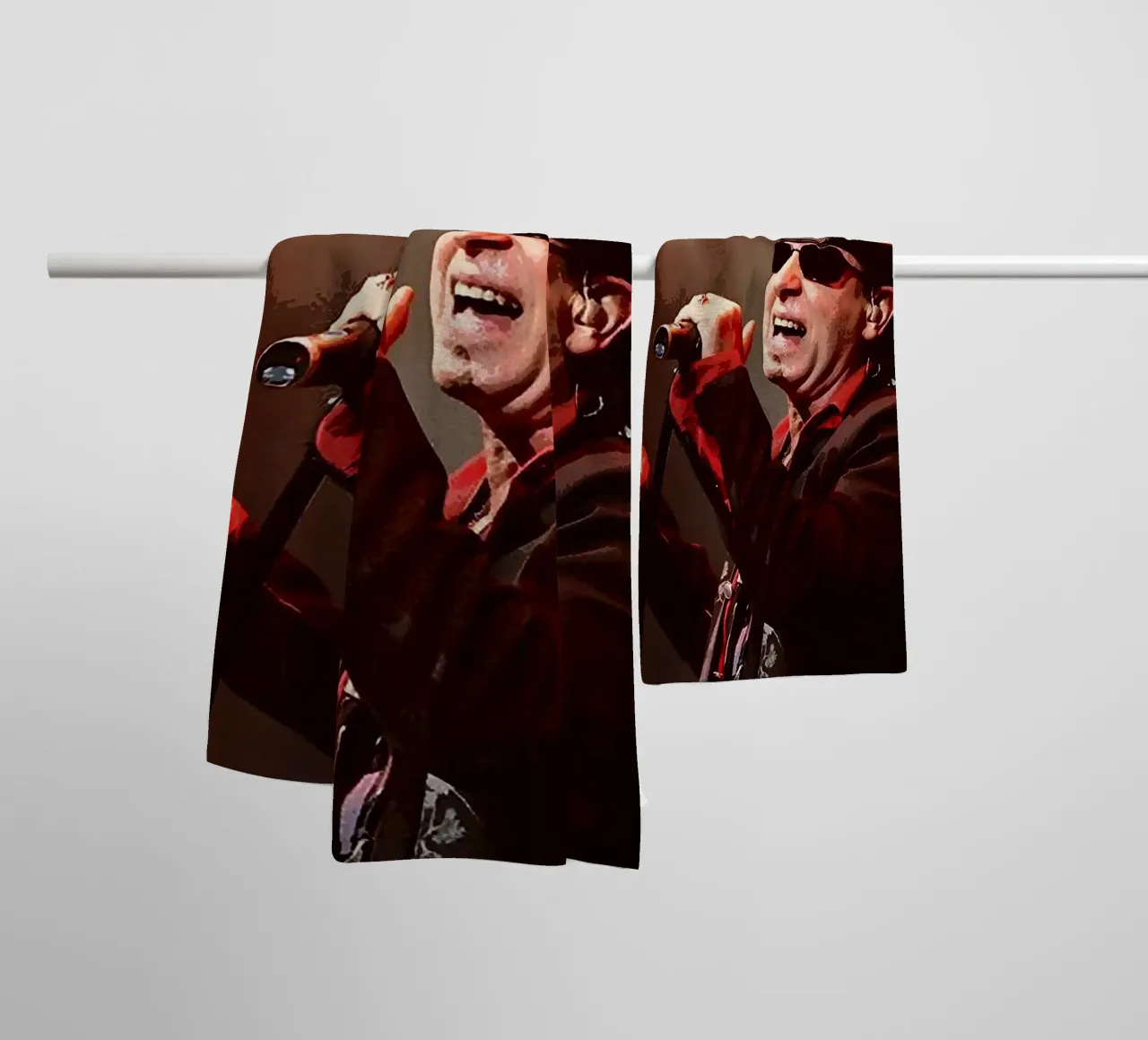 Klaus Meine scorpioni asciugamano da bagno da vanhesling