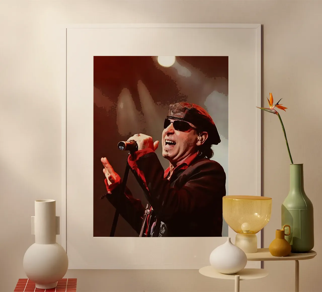 Klaus Meine scorpioni carta hahnemühle da vanhesling