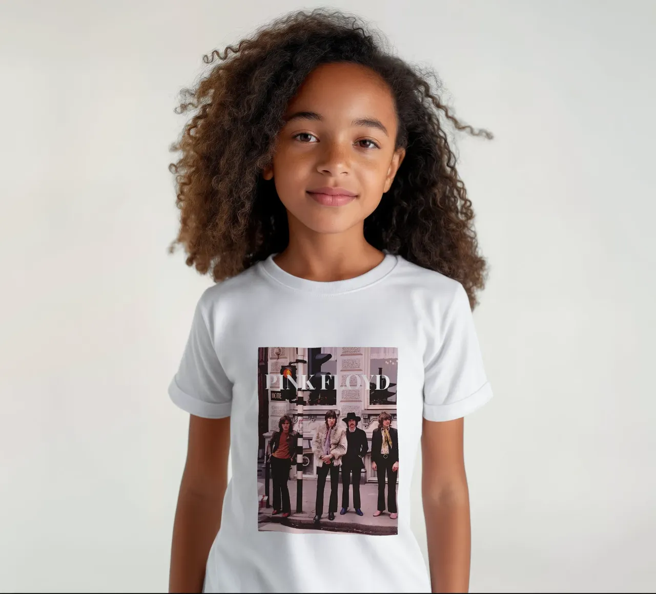 pink floyd band kids t-shirt by vanhesling