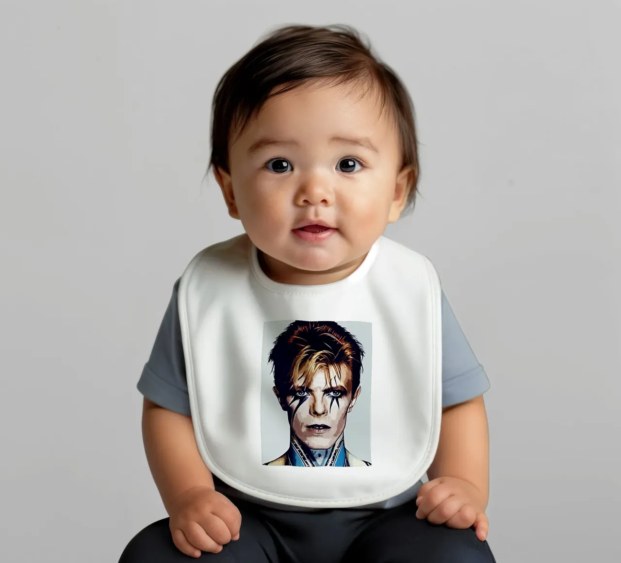 David Bowie 5 Art Babylätzchen von music soul