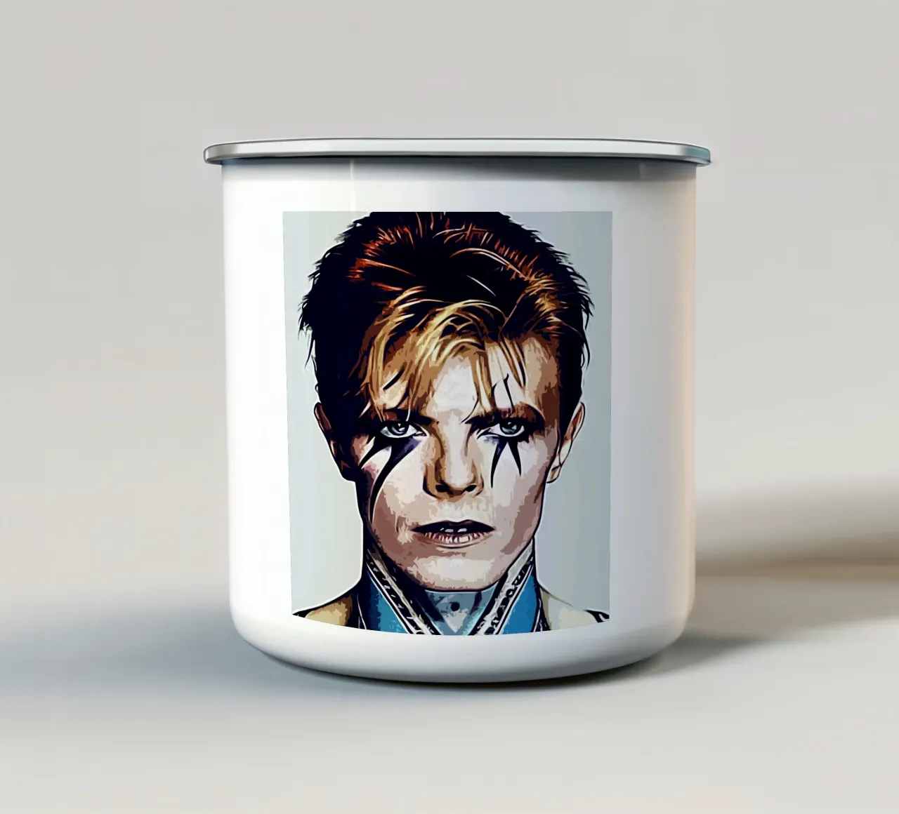 David Bowie 5 Arte tazza in smalto da music soul