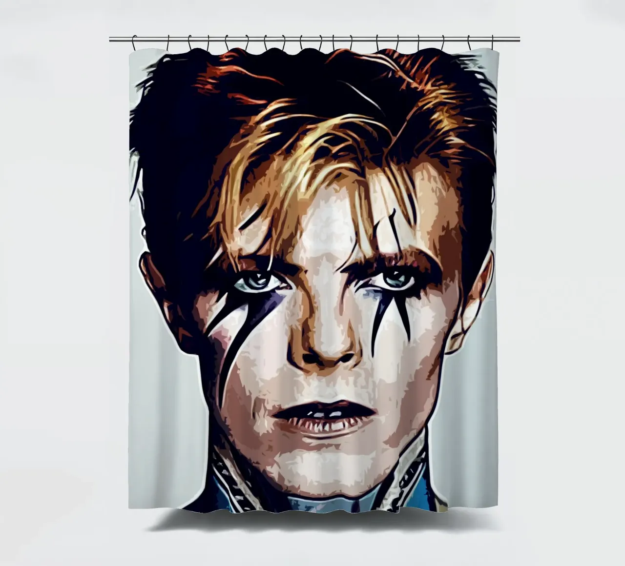 David Bowie 5 Art rideau de douche de music soul