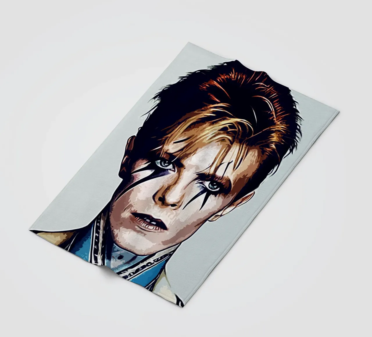 David Bowie 5 Art fleece blanket by music soul