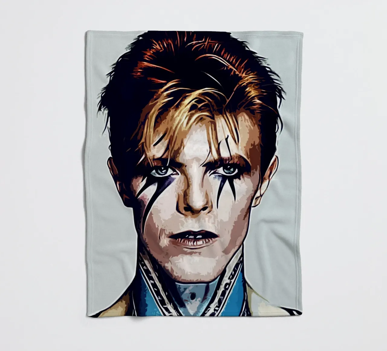 David Bowie 5 Art fleece blanket by music soul