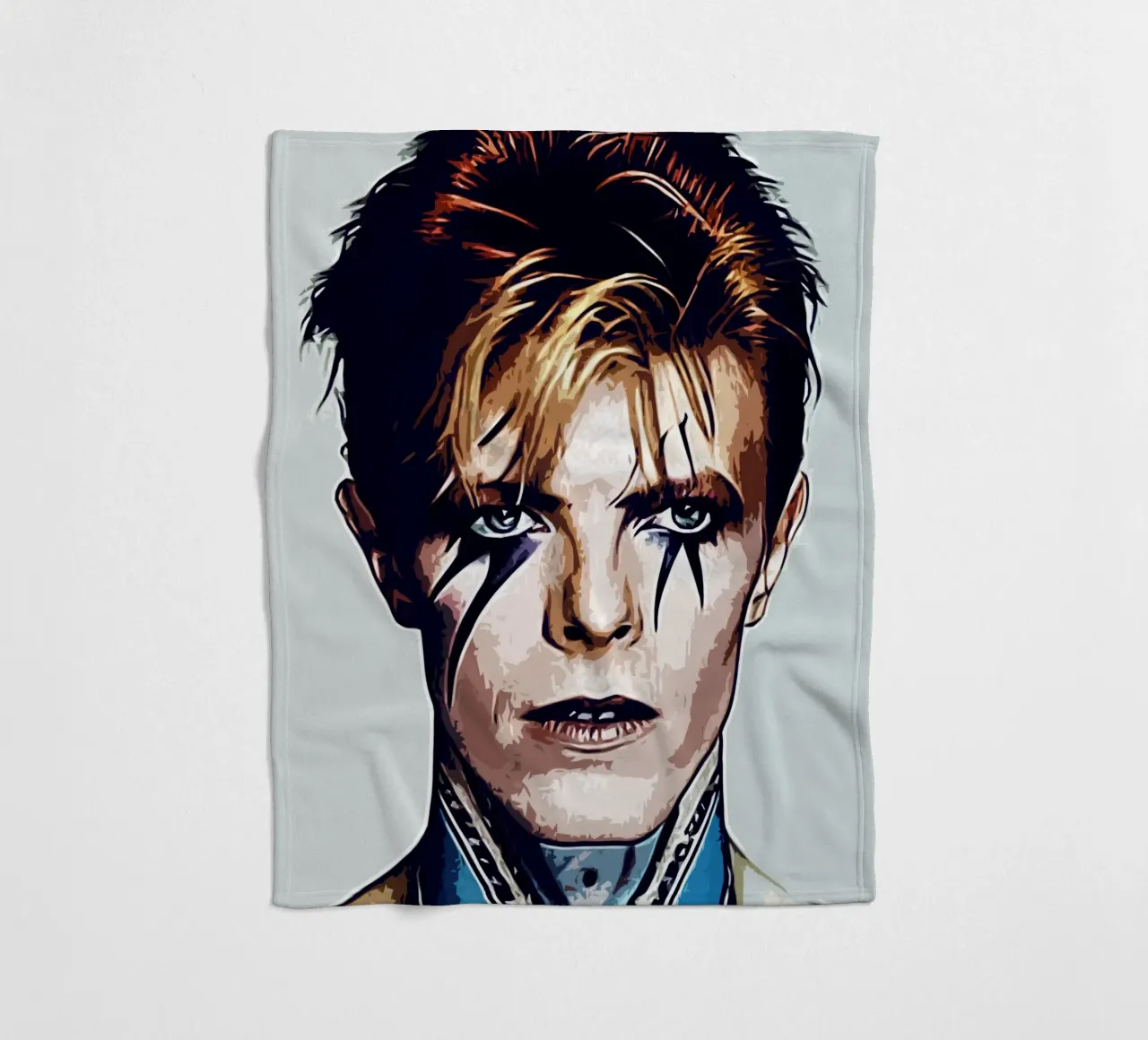 David Bowie 5 Art fleece blanket by music soul