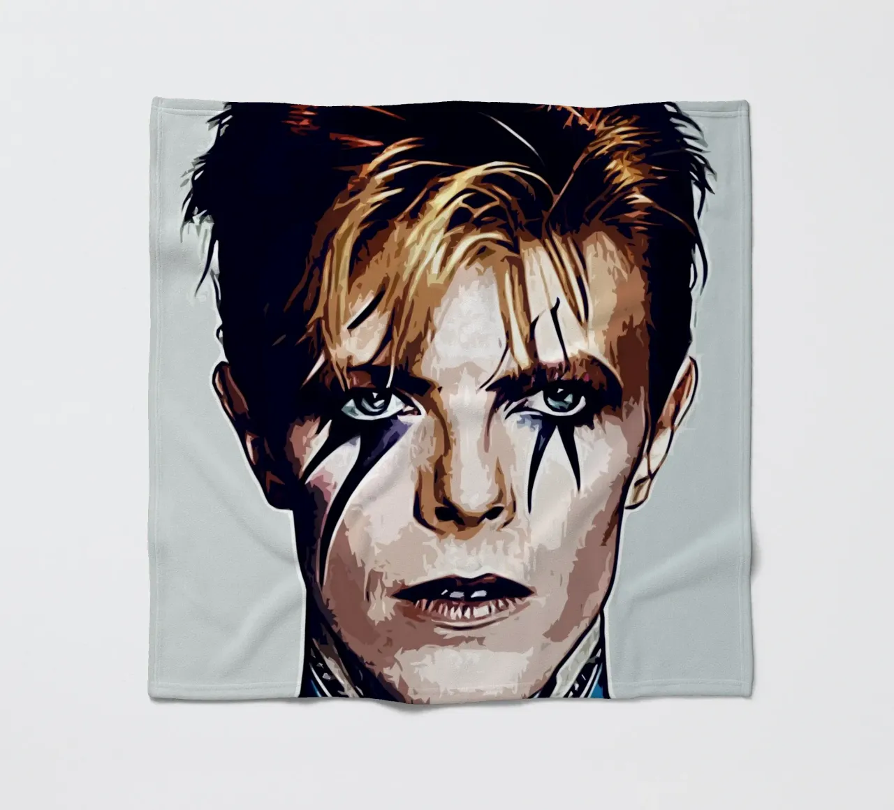 David Bowie 5 Art fleece blanket by music soul