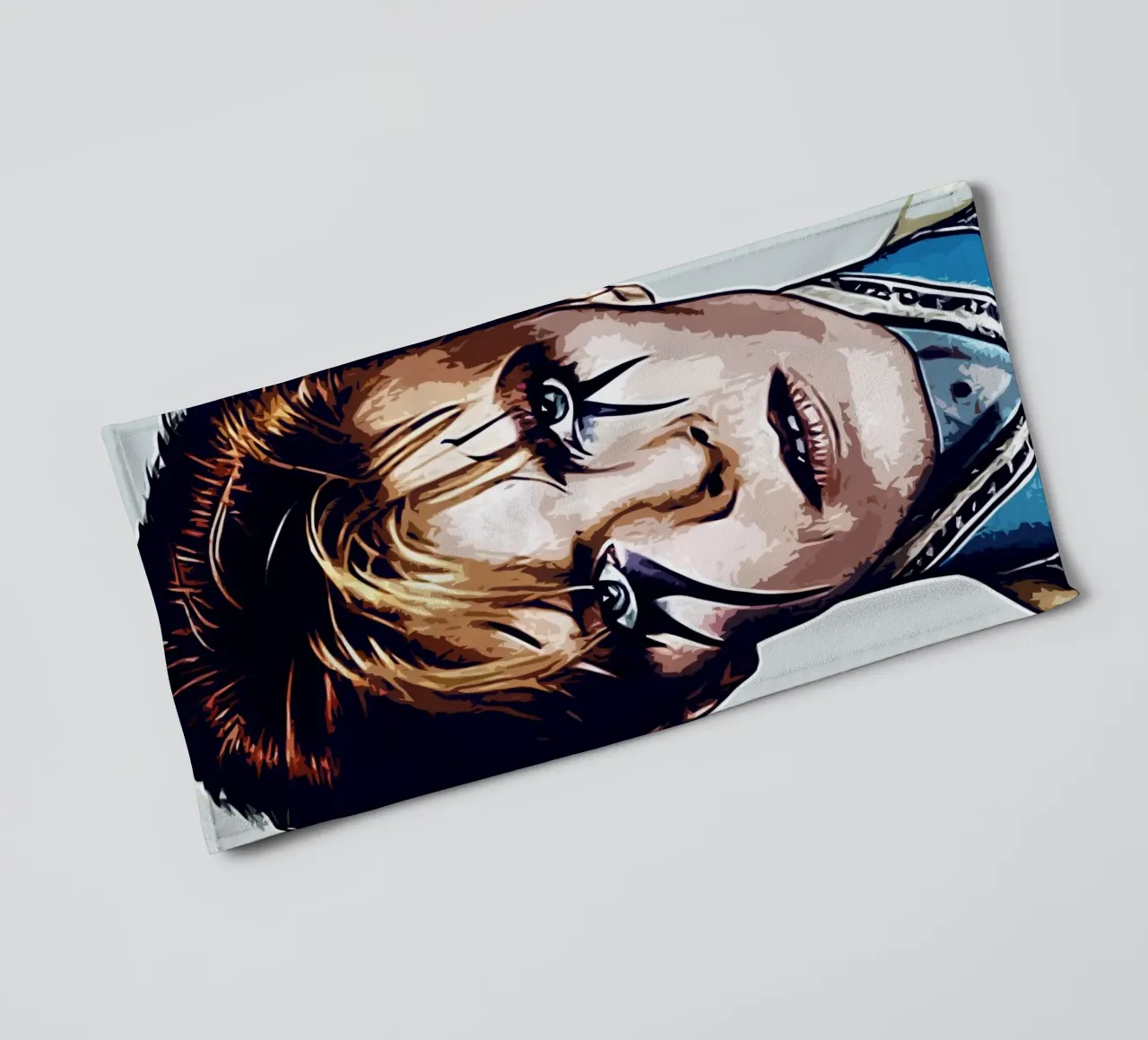 David Bowie 5 Art Handtuch von music soul
