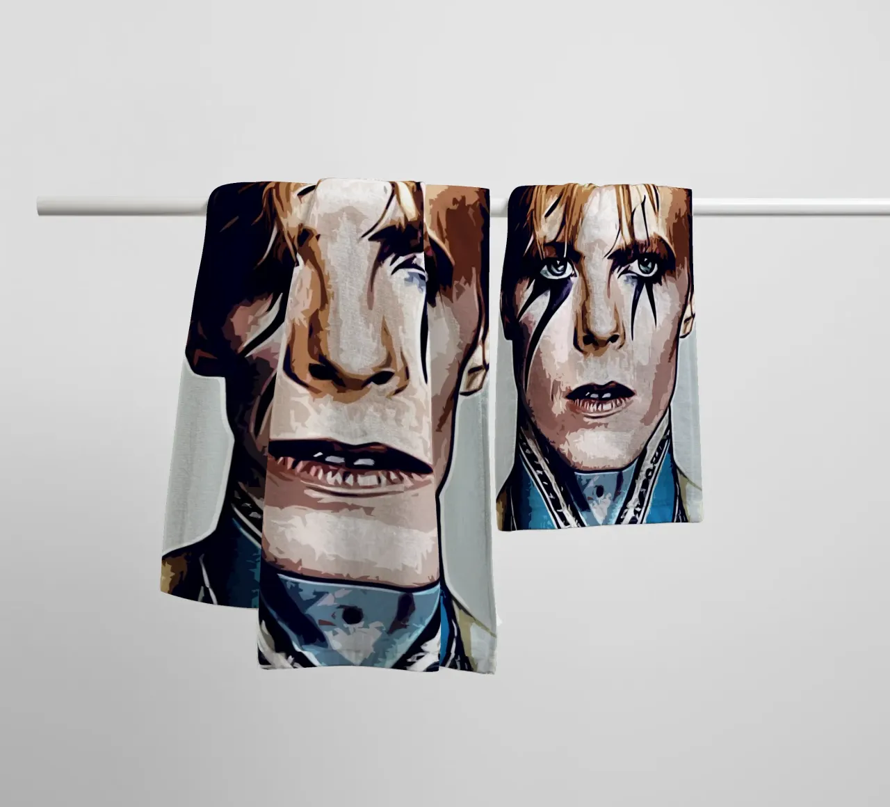 David Bowie 5 Art Handtuch von music soul