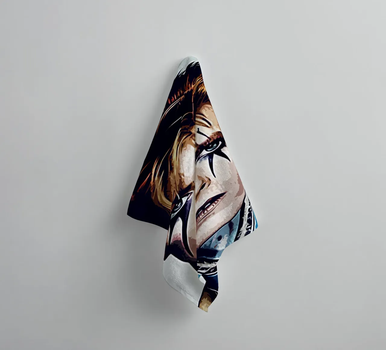 David Bowie 5 Art Handtuch von music soul