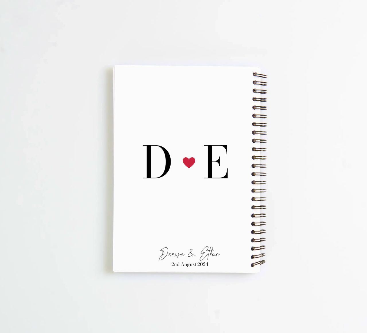 Liebe Initialen Custom Print Ringbuch von Prints By Ayleen