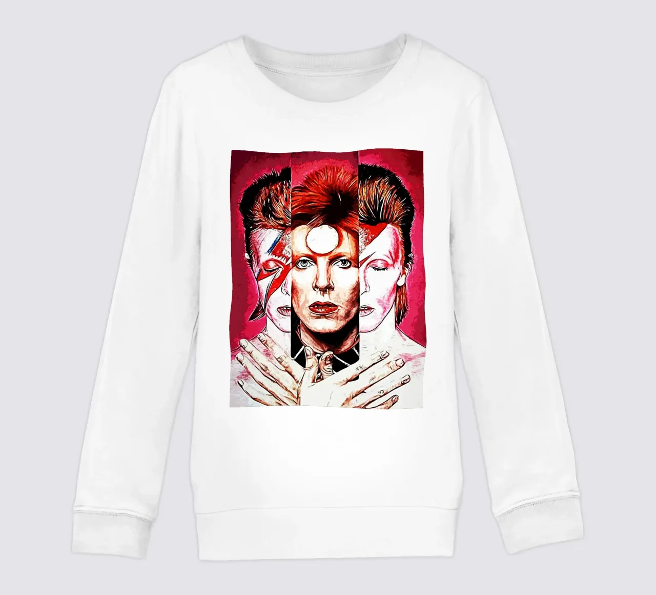 David Bowie 1 Kunst kinder sweatshirt van music soul