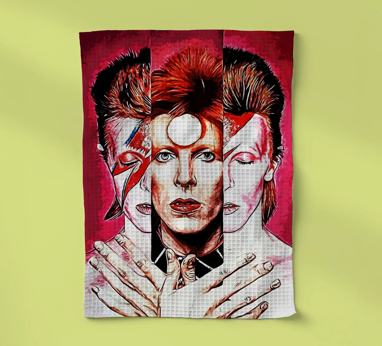 David Bowie 1 Art torchon de music soul