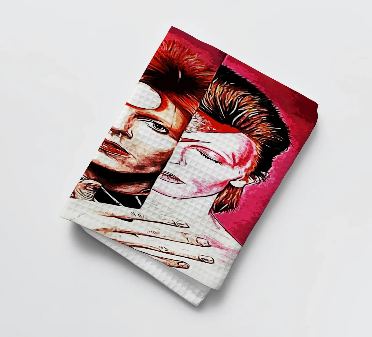 David Bowie 1 Art torchon de music soul