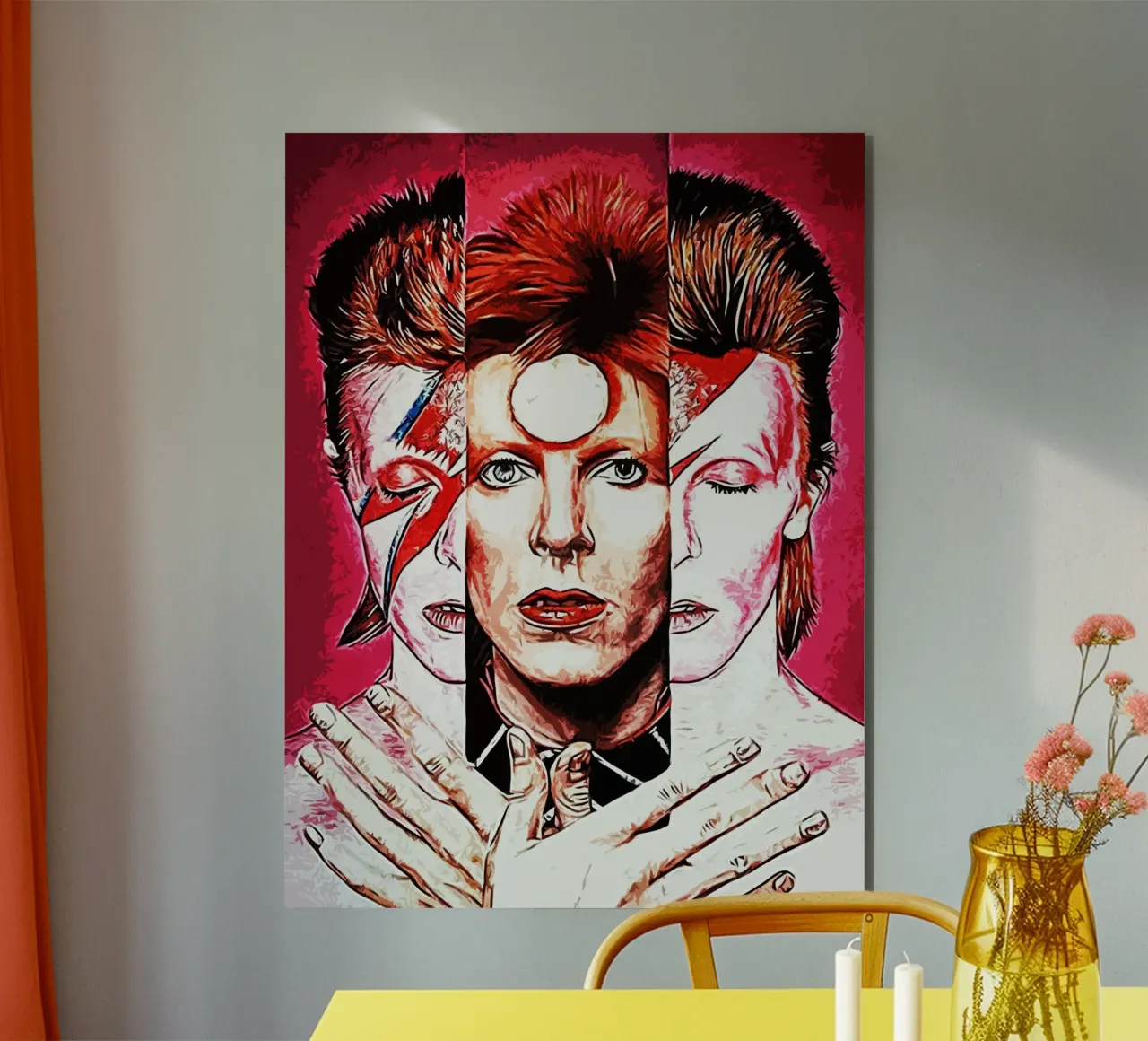David Bowie 1 Art alu-dibond by music soul
