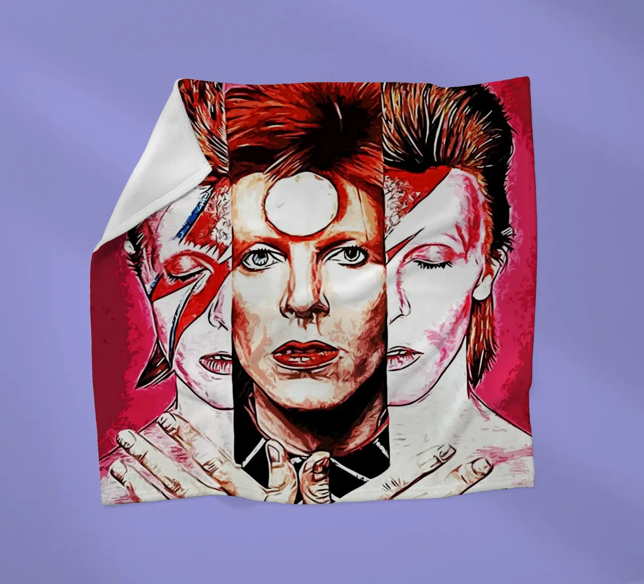 David Bowie 1 Art Fleecedecke von music soul