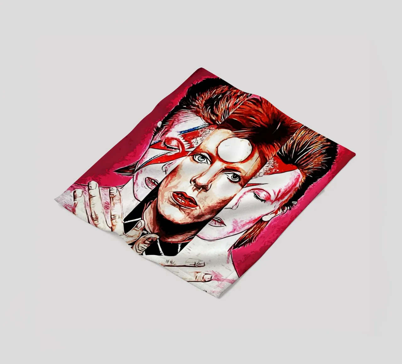 David Bowie 1 Art Fleecedecke von music soul